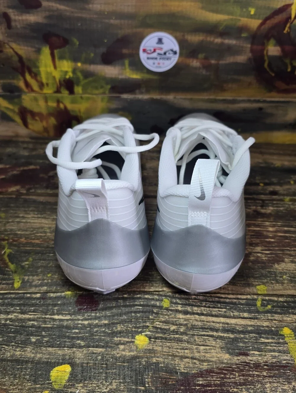 Nike Vapor Speed 3 Mens Size 11 Football Cleats White Grey FB3303-100 New